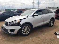 Salvage cars for sale at Elgin, IL auction: 2018 KIA Sorento LX