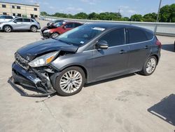Salvage cars for sale from Copart Wilmer, TX: 2018 Ford Focus Titanium