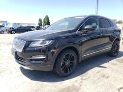 Salvage cars for sale from Copart Hayward, CA: 2019 Lincoln MKC Reserve
