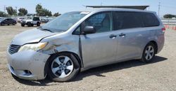 Salvage cars for sale from Copart San Diego, CA: 2011 Toyota Sienna