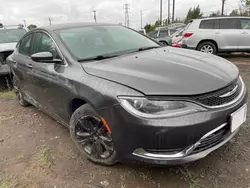 Salvage cars for sale from Copart Portland, OR: 2017 Chrysler 200 Limited