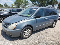 Salvage cars for sale at Riverview, FL auction: 2007 KIA Sedona EX