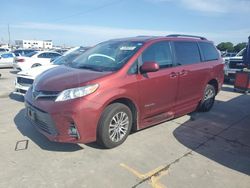 Carros salvage sin ofertas aún a la venta en subasta: 2020 Toyota Sienna XLE