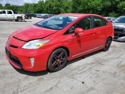 Salvage cars for sale at Ellwood City, PA auction: 2015 Toyota Prius