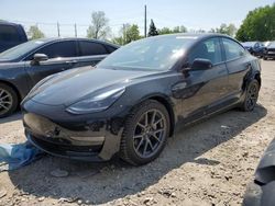 Salvage cars for sale at Lansing, MI auction: 2021 Tesla Model 3