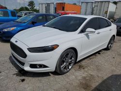 Salvage cars for sale at Cahokia Heights, IL auction: 2015 Ford Fusion Titanium