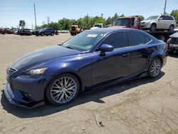 Salvage cars for sale from Copart -no: 2014 Lexus IS 250