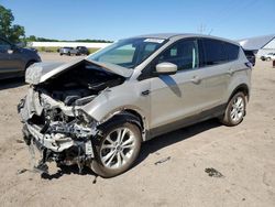 Salvage cars for sale at Portland, MI auction: 2017 Ford Escape SE