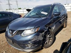 Salvage cars for sale at Elgin, IL auction: 2016 Nissan Rogue S