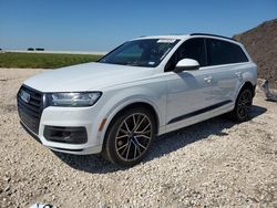 Salvage cars for sale at New Braunfels, TX auction: 2019 Audi Q7 Prestige