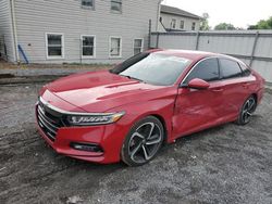 Salvage cars for sale at York Haven, PA auction: 2019 Honda Accord Sport