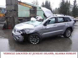 Salvage cars for sale from Copart Anchorage, AK: 2016 Jeep Grand Cherokee Limited