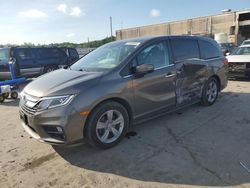 Salvage cars for sale at Fredericksburg, VA auction: 2019 Honda Odyssey EXL