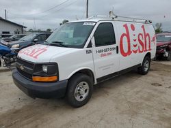 Salvage trucks for sale at Pekin, IL auction: 2015 Chevrolet Express G2500