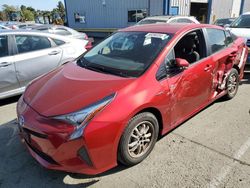 Salvage cars for sale at Vallejo, CA auction: 2016 Toyota Prius