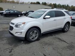 Salvage cars for sale at Exeter, RI auction: 2016 Chevrolet Equinox LTZ