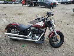 Salvage cars for sale from Copart West Mifflin, PA: 2014 Harley-Davidson FLS Softail Slim