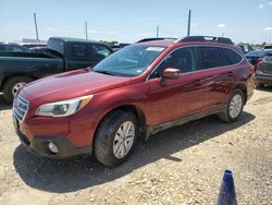 Salvage cars for sale at Temple, TX auction: 2016 Subaru Outback 2.5I Premium