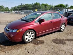 Salvage cars for sale from Copart Chalfont, PA: 2008 Honda Civic LX