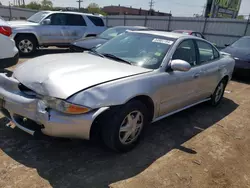 Salvage cars for sale at Chicago Heights, IL auction: 2002 Oldsmobile Alero GL