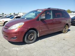 Salvage cars for sale at Bakersfield, CA auction: 2007 Toyota Sienna CE