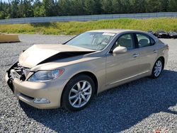 Salvage cars for sale from Copart Concord, NC: 2007 Lexus LS 460
