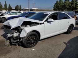 Salvage cars for sale from Copart Rancho Cucamonga, CA: 2017 Audi A4 Ultra Premium