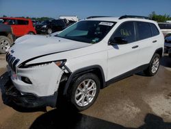 Salvage cars for sale from Copart Bridgeton, MO: 2016 Jeep Cherokee Sport