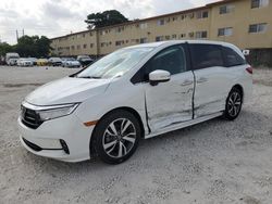 Honda Odyssey Touring salvage cars for sale: 2022 Honda Odyssey Touring