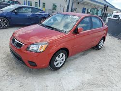 KIA rio lx salvage cars for sale: 2010 KIA Rio LX