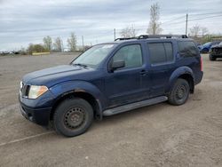 Salvage cars for sale from Copart Montreal Est, QC: 2007 Nissan Pathfinder LE