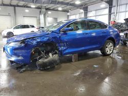 Salvage cars for sale at Ham Lake, MN auction: 2016 Chrysler 200 Limited