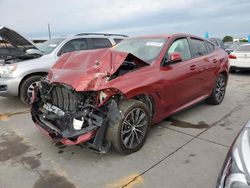 Salvage cars for sale at Grand Prairie, TX auction: 2023 BMW X6 XDRIVE40I
