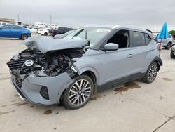 Nissan Kicks sv salvage cars for sale: 2021 Nissan Kicks SV