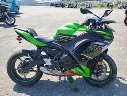 Salvage motorcycles for sale at Pennsburg, PA auction: 2020 Kawasaki EX650 M