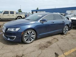 Salvage cars for sale at Woodhaven, MI auction: 2017 Lincoln MKZ Reserve