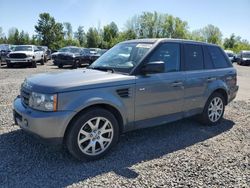 Salvage cars for sale from Copart Portland, OR: 2009 Land Rover Range Rover Sport HSE