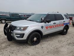 Salvage cars for sale from Copart Houston, TX: 2017 Ford Explorer Police Interceptor