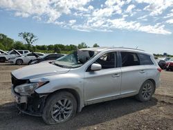 Salvage cars for sale at Des Moines, IA auction: 2014 Infiniti QX60