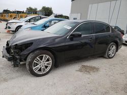 Salvage cars for sale from Copart Apopka, FL: 2013 Infiniti G37 Base