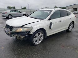 Salvage cars for sale at Dunn, NC auction: 2010 Honda Accord Crosstour EXL