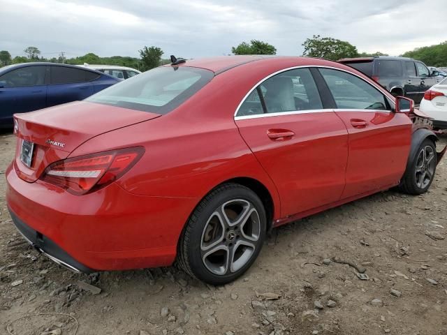 2018 Mercedes-Benz CLA 250 4matic