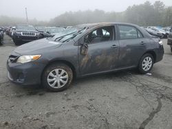 Salvage cars for sale at Exeter, RI auction: 2011 Toyota Corolla Base