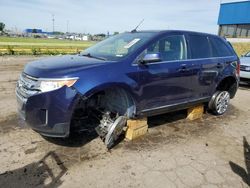 Salvage cars for sale at Woodhaven, MI auction: 2011 Ford Edge Limited