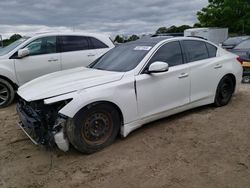 Salvage cars for sale at Seaford, DE auction: 2015 Infiniti Q50 Base