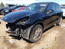 Salvage cars for sale from Copart Elgin, IL: 2017 Porsche Cayenne