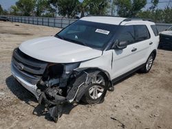 Salvage cars for sale at Riverview, FL auction: 2015 Ford Explorer
