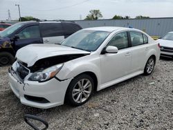 Salvage cars for sale at Franklin, WI auction: 2013 Subaru Legacy 2.5I Premium