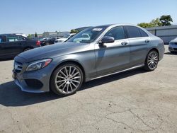 Salvage cars for sale at Bakersfield, CA auction: 2017 Mercedes-Benz C300