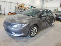 Salvage cars for sale at Milwaukee, WI auction: 2015 Chrysler 200 S